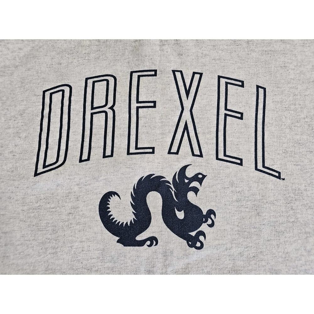 Champion Drexel University Oatmeal Crewneck Sweatshirt Size Large - Picture 3 of 10